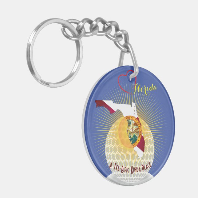 Florida Promotional Gift Idea  Key Ring (Front Left)