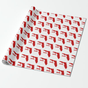 FLORIDA RED STATE WRAPPING PAPER