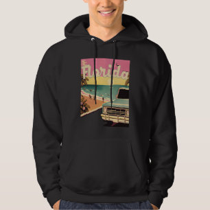 Florida Retro Beach Vacation Souvenir Florida Sur Hoodie