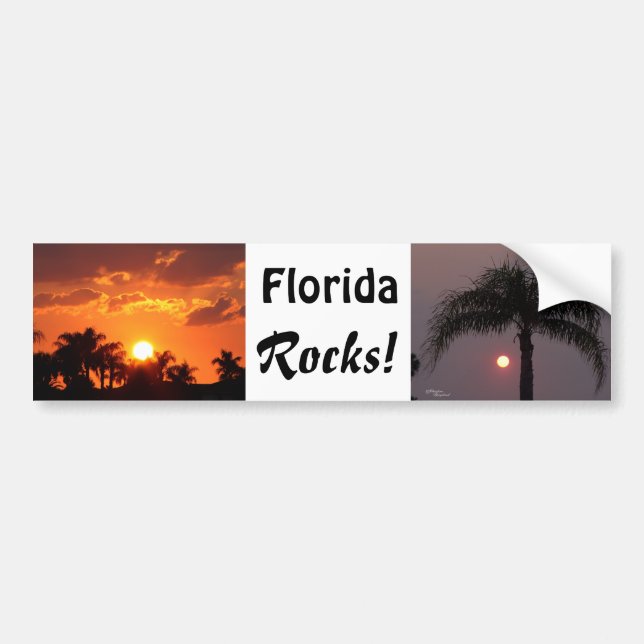 Florida Rocks Bumper Sticker (Front)