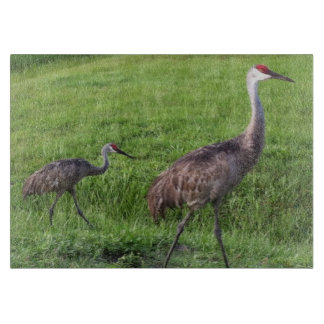 Florida Sand Hill Cranes Cutting Board