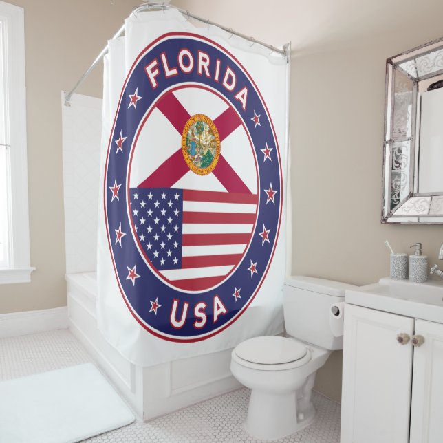 Florida Shower Curtain (In Situ)