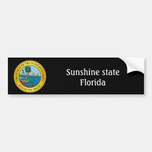 Florida sign bumper sticker