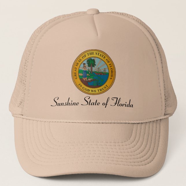 Florida sign trucker hat (Front)