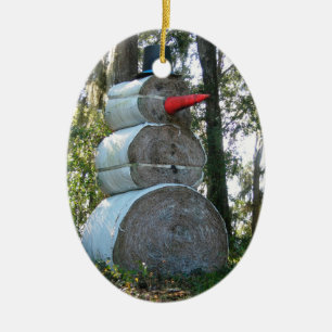 Florida Snowman Ornament