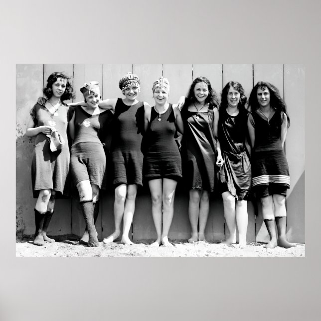 Florida Spring Break Bathing Beauties 1920 Poster (Front)