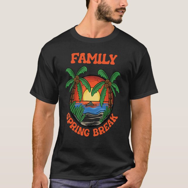 Florida Spring Break School Vacation Beach Trip Co T-Shirt (Front)