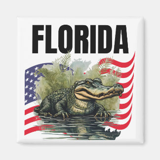 Florida Square Magnet