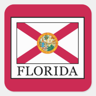 Florida Square Sticker