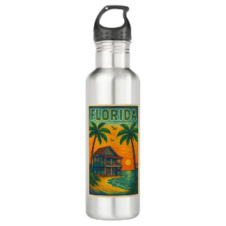 Florida Stainless Steel Water Bottle