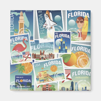 Florida Stamps Magnet