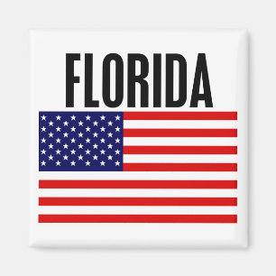 Florida, Stars and Stripes Magnet