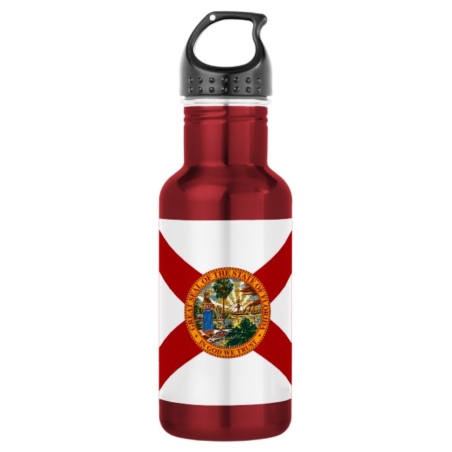 Florida State Flag 532 Ml Water Bottle (Front)