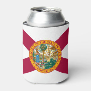 Florida State Flag Can Cooler