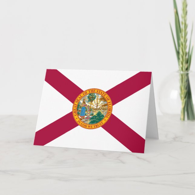 Florida State Flag Card (Front)