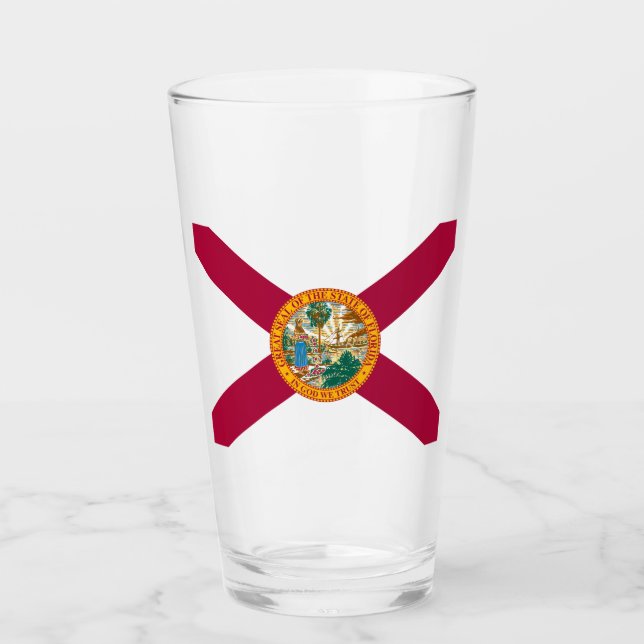 Florida State Flag Glass (Front)
