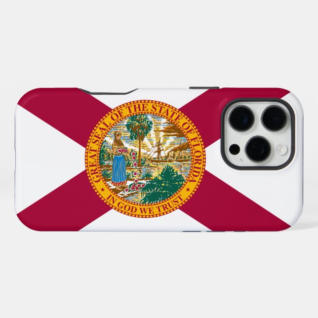 Florida State flag iPhone Case (Back Horizontal)