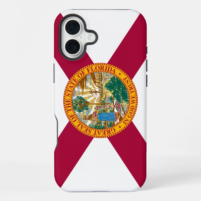 Florida State flag iPhone Case (Back)