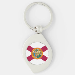 Florida State Flag Key Ring