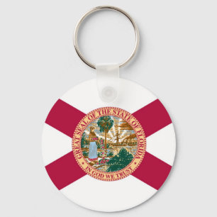 Florida State Flag Key Ring
