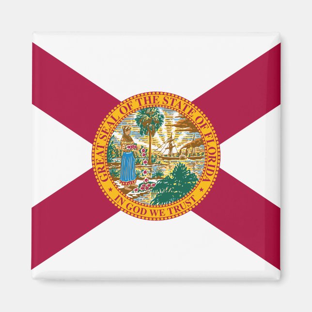 Florida State Flag Magnet (Front)