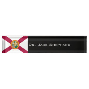 Florida State Flag Nameplate