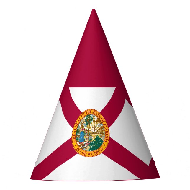 Florida State Flag Party Hat (Front)