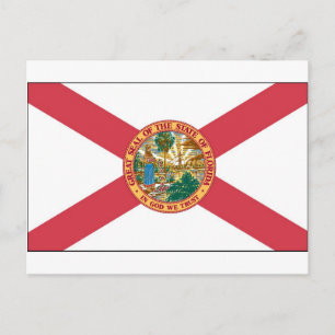 Florida State Flag Postcard