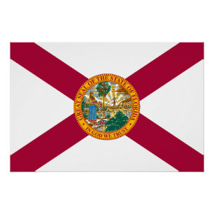 Florida State Flag Poster