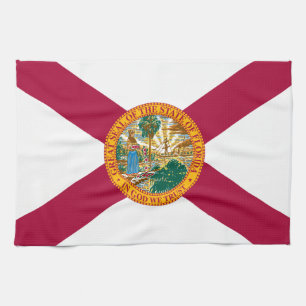 Florida State Flag Tea Towel