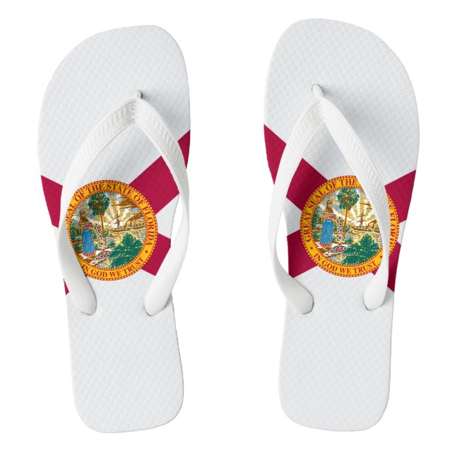 Florida State Flag Thongs (Footbed)