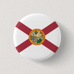 Florida State Flag USA 3 Cm Round Badge