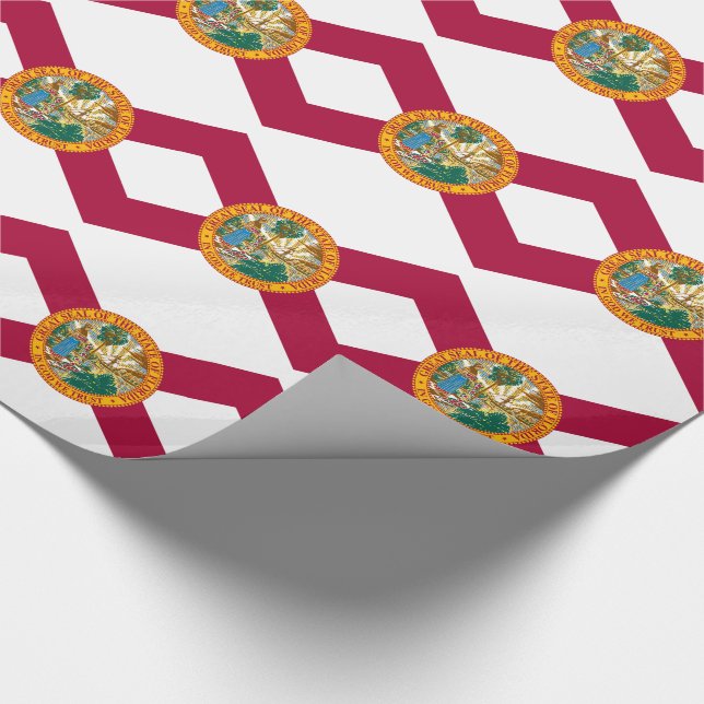 Florida State Flag Wrapping Paper (Corner)