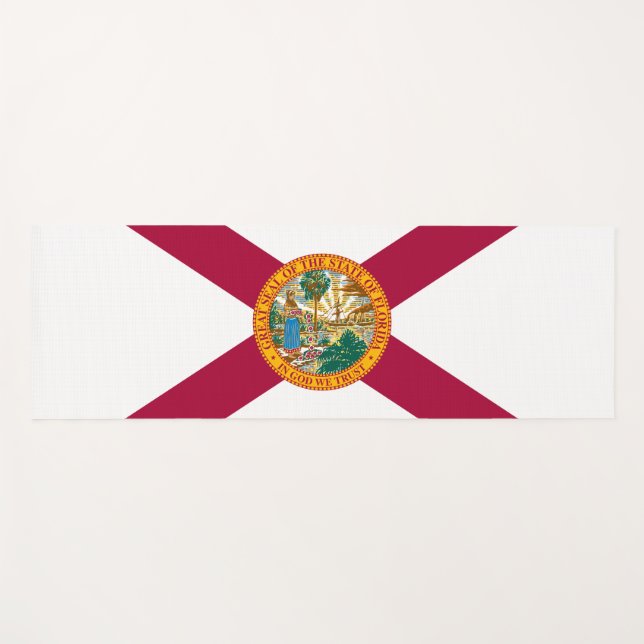 Florida State Flag Yoga Mat (Front (Horizontal))