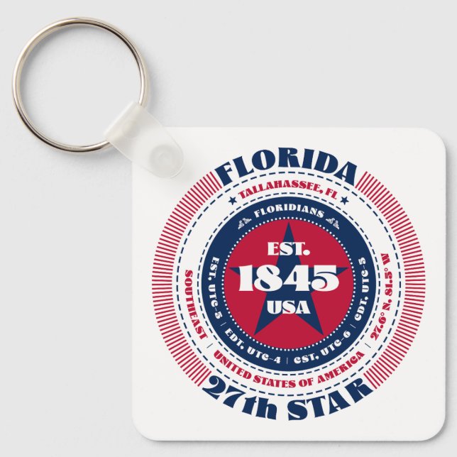 Florida State Keychain (Front)