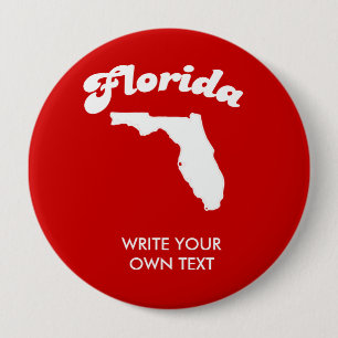 FLORIDA STATE MOTTO T-SHIRT T-shirt 10 Cm Round Badge