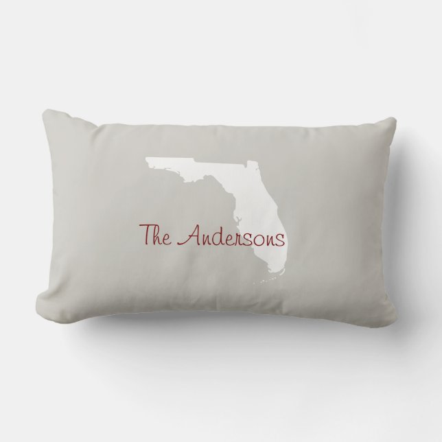 Florida State Personalised Lumbar Cushion (Front)