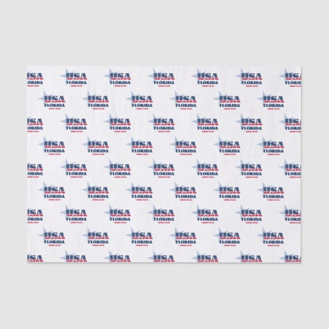 Florida State Pride Tissue Paper (Front)
