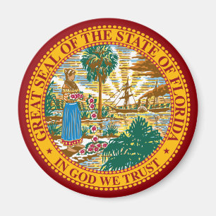 FLORIDA STATE SEAL MAGNET