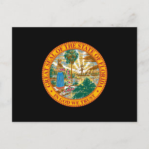 Florida State Seal Postcard