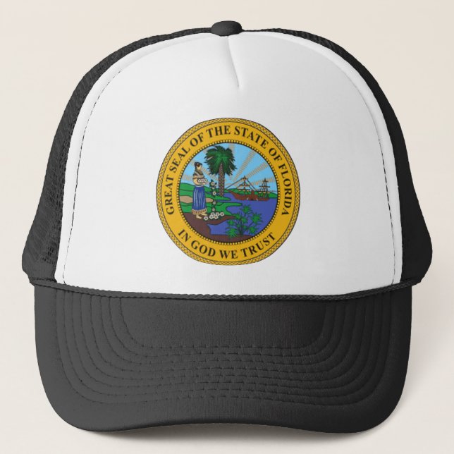 Florida State Seal Trucker Hat (Front)