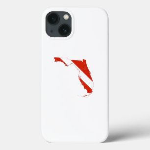 Florida State Silhouette Diving Flag iPhone 13 Case