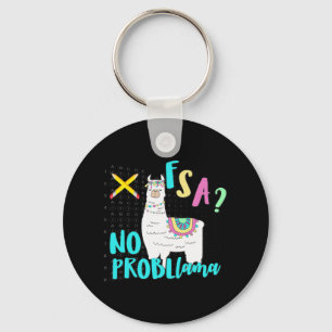 Florida State Test Day Llama For Students1 Key Ring
