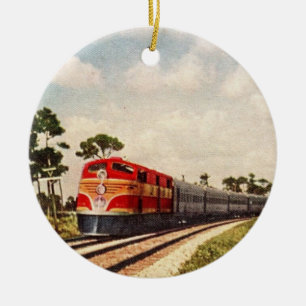 Florida Streamliner Ceramic Ornament