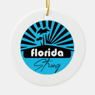 Florida Strong Classic Ceramic Ornament