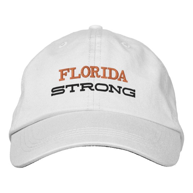 Florida Strong Embroidered Hat (Front)