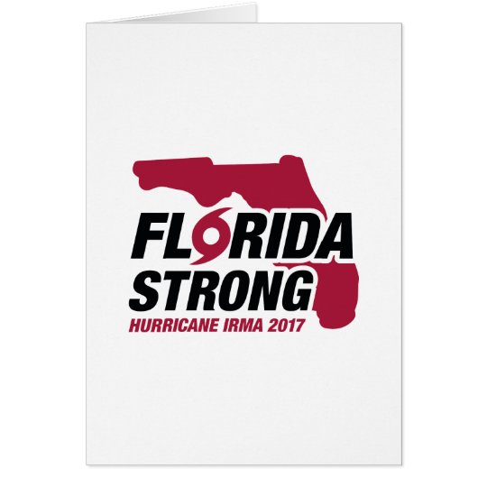 Florida Strong Hurricane Irma Card