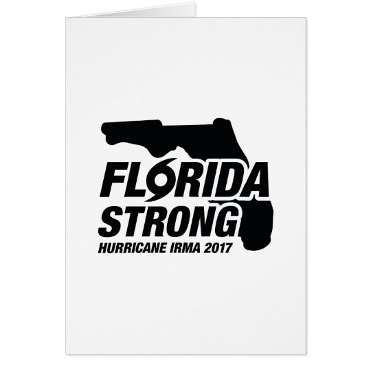 Florida Strong Hurricane Irma Card