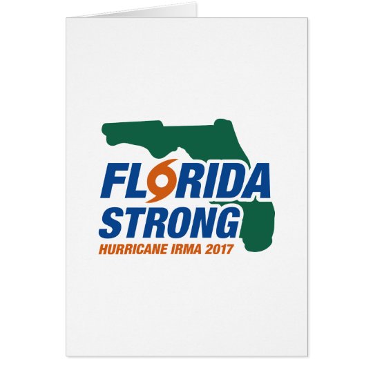 Florida Strong Hurricane Irma Card