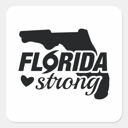 Florida Strong Square Sticker